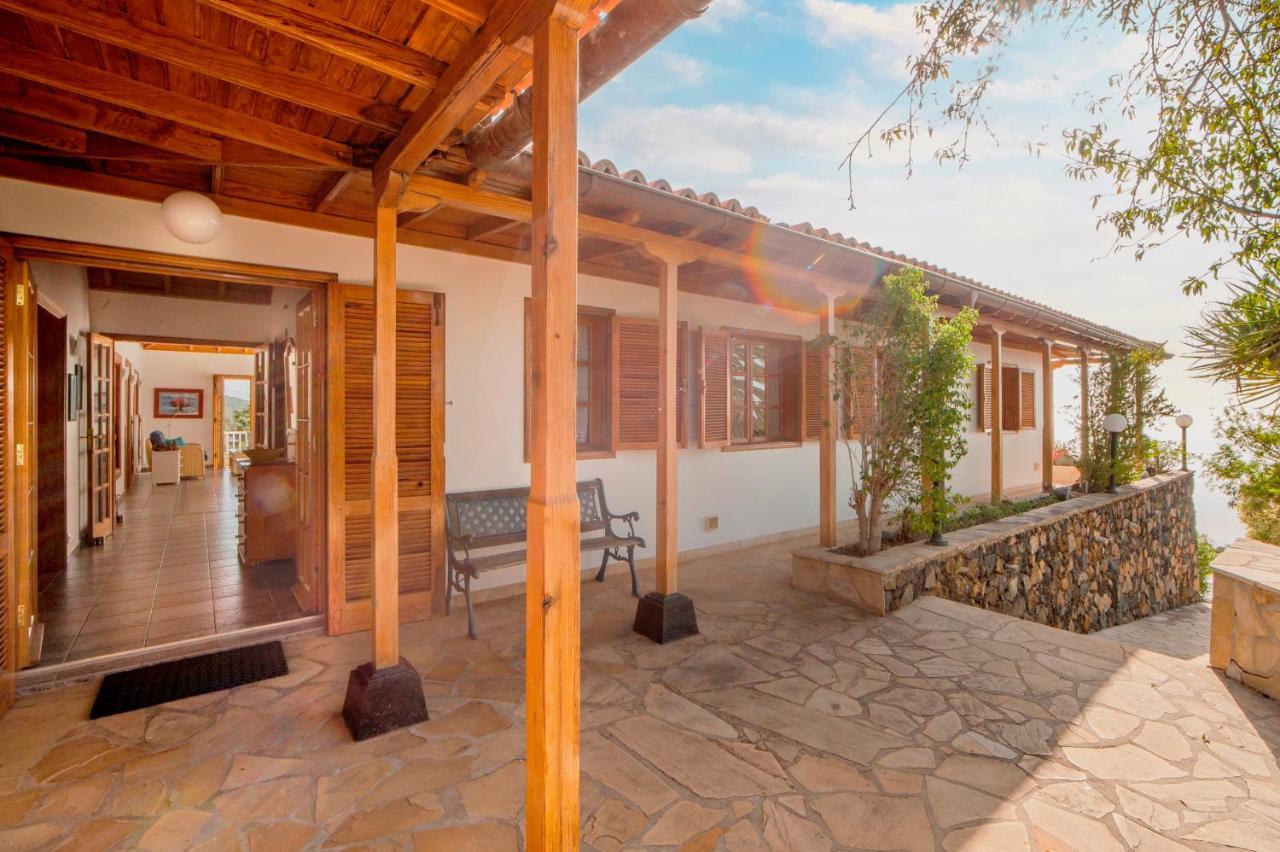 Feriendomizil Finca Tijarafe Mit Beheiztem, Abdeckbarem Pool מראה חיצוני תמונה