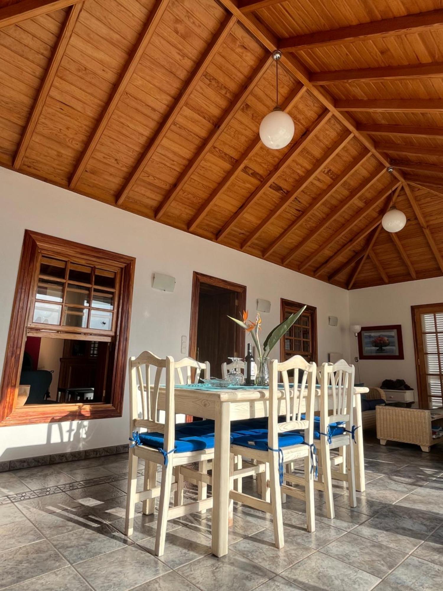 Feriendomizil Finca Tijarafe Mit Beheiztem, Abdeckbarem Pool מראה חיצוני תמונה