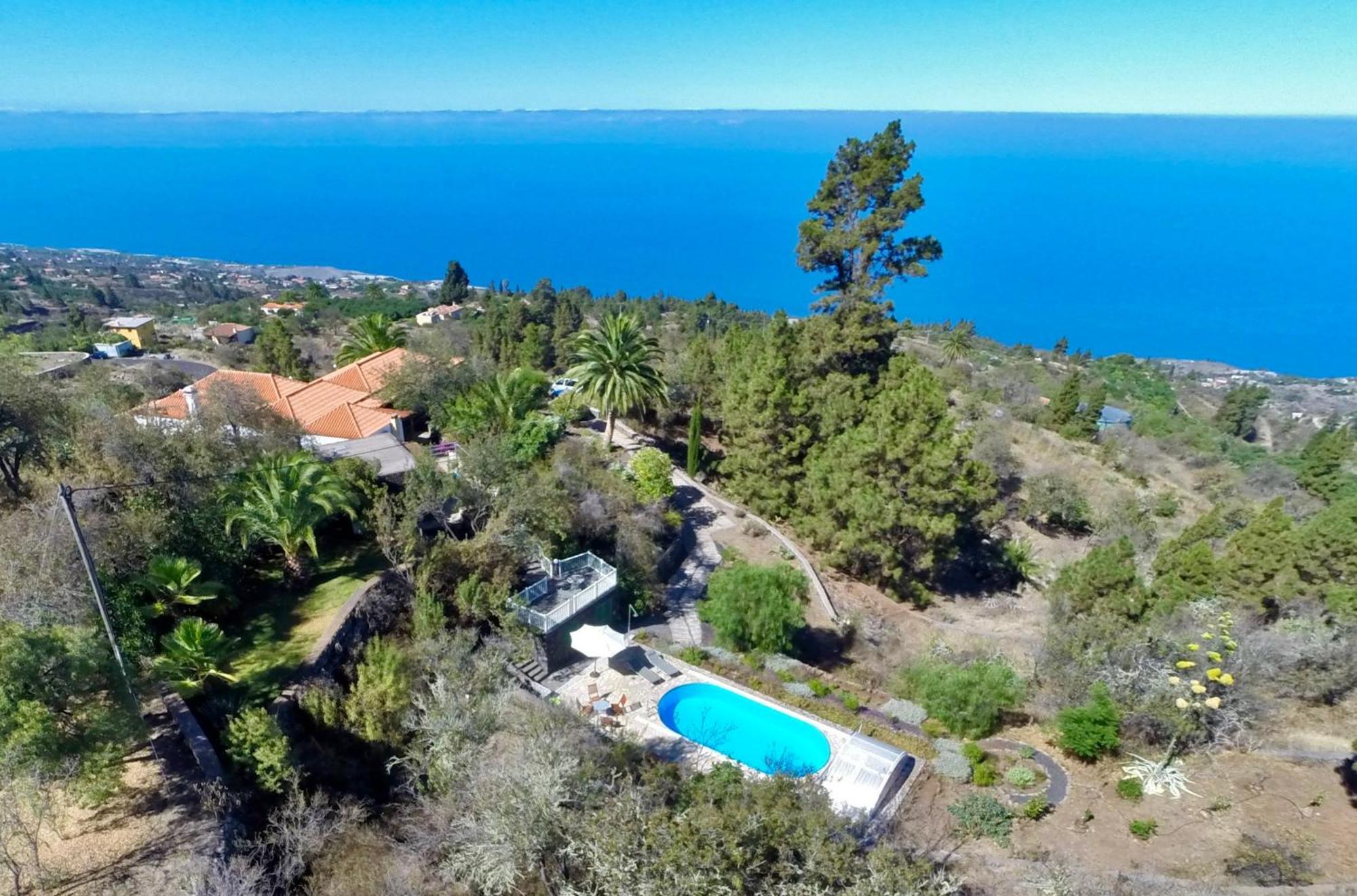 Feriendomizil Finca Tijarafe Mit Beheiztem, Abdeckbarem Pool מראה חיצוני תמונה